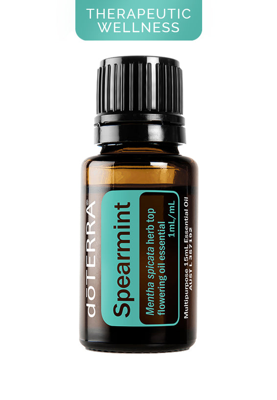 Spearmint Essential Oil 15ml by DoTERRA (Ease Digestive Discomfort & Soothe the Nerves)