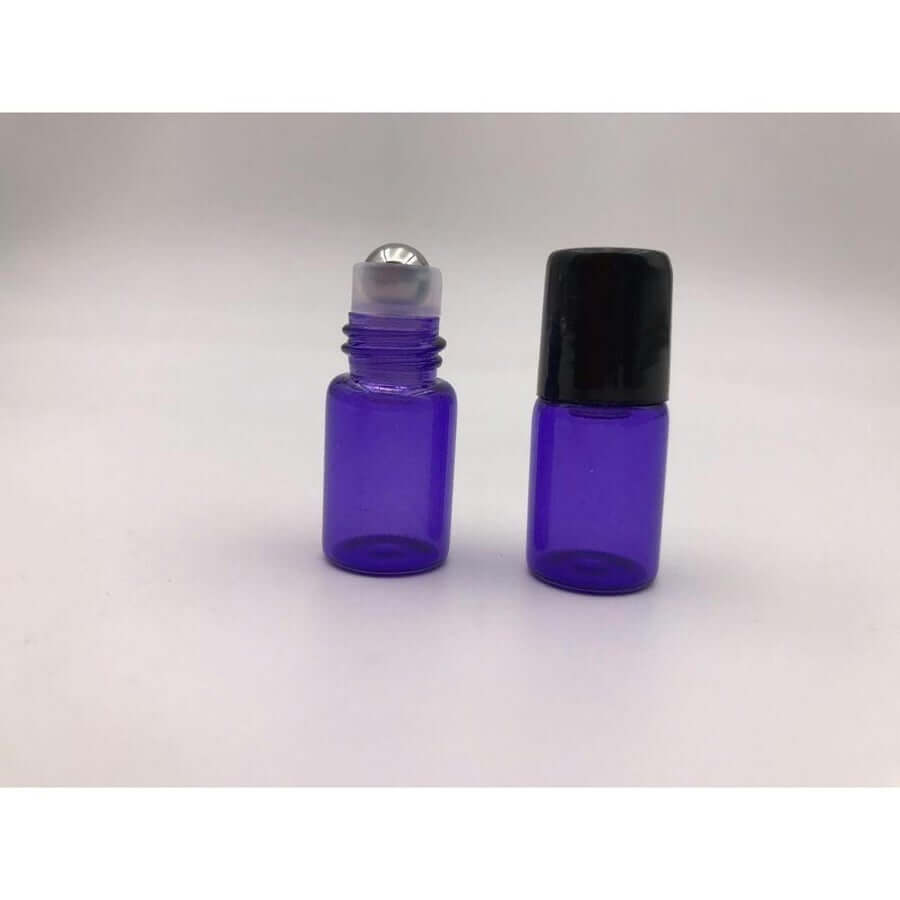 3ml Purple Glass Roller Bottles