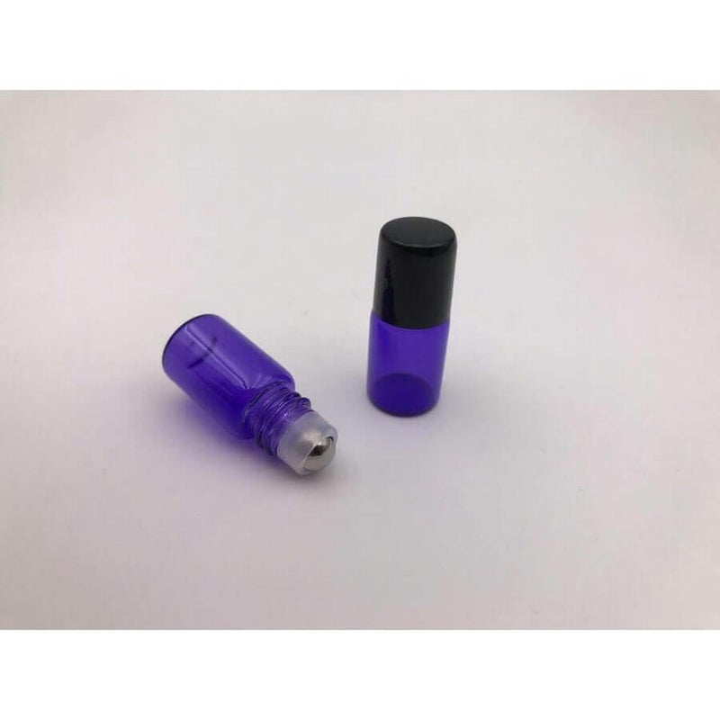 3ml Purple Glass Roller Bottles