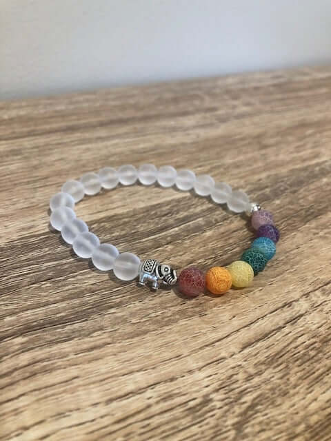 7 Chakra Bracelet and Aromatherapy Diffuser in One